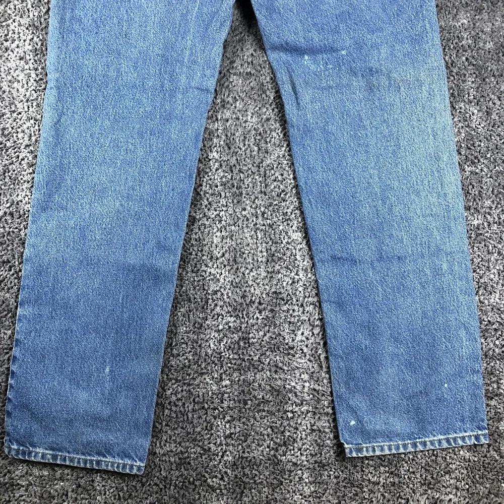 Carhartt Jeans Mens 36x34 Blue Relaxed Fit Straight Leg Denim Light Wash Casual